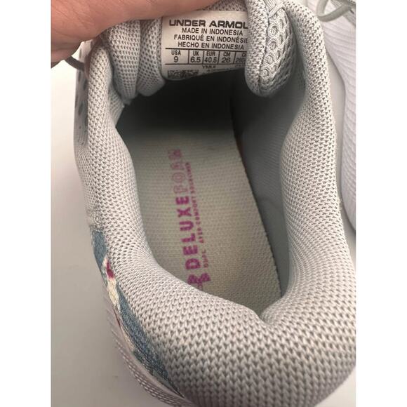 Under Armour; Floral/Gray running shoes; athletic shoes - Picture 9 of 10